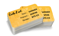 carte etudiant avec personnalisation