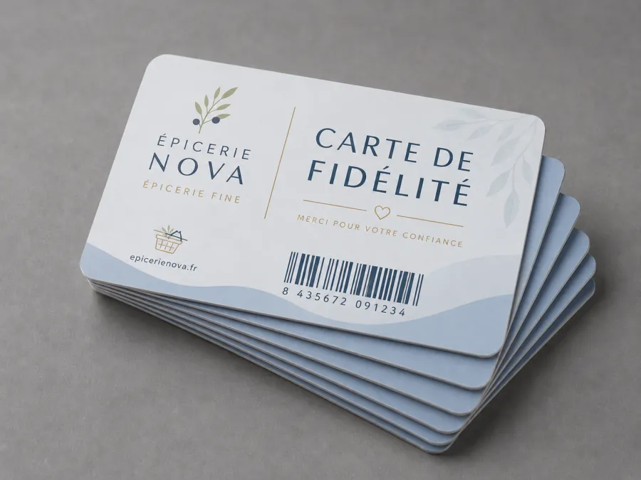 Carte de fidélité remise en boutique